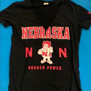 VS pink Nebraska Huskers T shirt